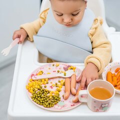 Silikoninen ruokalappu BabyOno Pehmeä, harmaa hinta ja tiedot | Ruokalaput | hobbyhall.fi