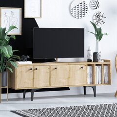 Tv taso, Asir, 150x57x35 cm, beige hinta ja tiedot | TV-tasot | hobbyhall.fi