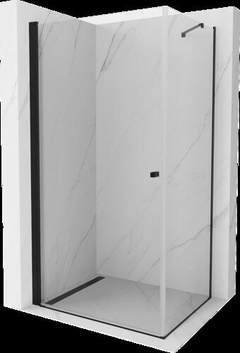 Suihkukaappi Mexen Pretoria, musta, 100 x 80 cm hinta ja tiedot | Suihkukaapit ja suihkunurkat | hobbyhall.fi