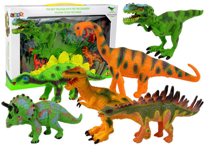 Dinosaurusfiguurit, 6 kpl hinta ja tiedot | Poikien lelut | hobbyhall.fi