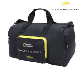 National Geographic Foldables Pieni kokoontaitettava matkalaukku, musta hinta ja tiedot | Matkalaukut ja -kassit | hobbyhall.fi