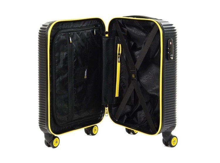 National Geographic Abroad matkalaukku, musta, 54x35x20 hinta ja tiedot | Matkalaukut ja -kassit | hobbyhall.fi