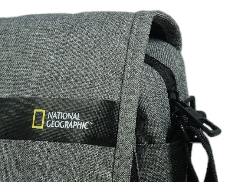 National Geographic Stream olkalaukku, harmaa hinta ja tiedot | Miesten reput ja laukut | hobbyhall.fi