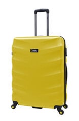 National Geographic Arete suuri matkalaukku, keltainen, 76x50x30 cm hinta ja tiedot | National Geographic Lapset | hobbyhall.fi