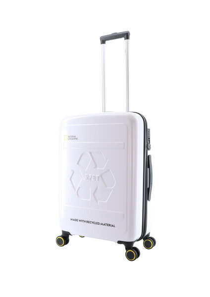 National Geographic keskikokoinen matkalaukku, valkoinen, 45x24x66 cm hinta ja tiedot | Matkalaukut ja -kassit | hobbyhall.fi