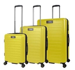 National Geographic Cruise keskikokoinen matkalaukku, keltainen, 67x45x24 cm hinta ja tiedot | Matkalaukut ja -kassit | hobbyhall.fi