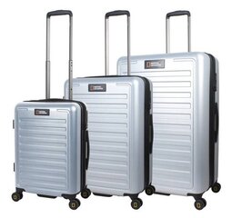 National Geographic Cruise keskikokoinen hopeinen matkalaukku 67x45x24 hinta ja tiedot | Matkalaukut ja -kassit | hobbyhall.fi