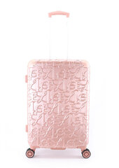 Keskikokoinen matkalaukku Elle Alors, vaaleanpunainen, 65x44x28 cm hinta ja tiedot | Matkalaukut ja matkakassit | hobbyhall.fi