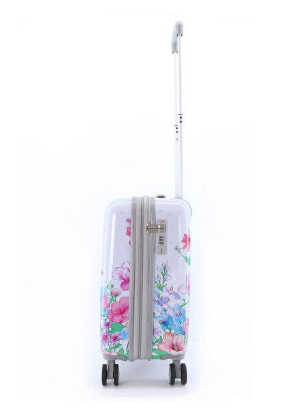 Pieni käsimatkatavaralaukku Elle Flower, valkoinen, 55x35x25 cm hinta ja tiedot | Matkalaukut ja -kassit | hobbyhall.fi