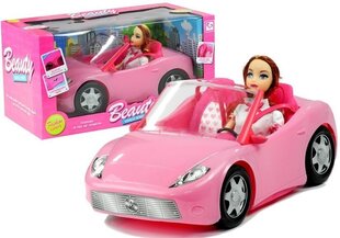Nukke ja vaaleanpunainen auto hinta ja tiedot | Tyttöjen lelut | hobbyhall.fi
