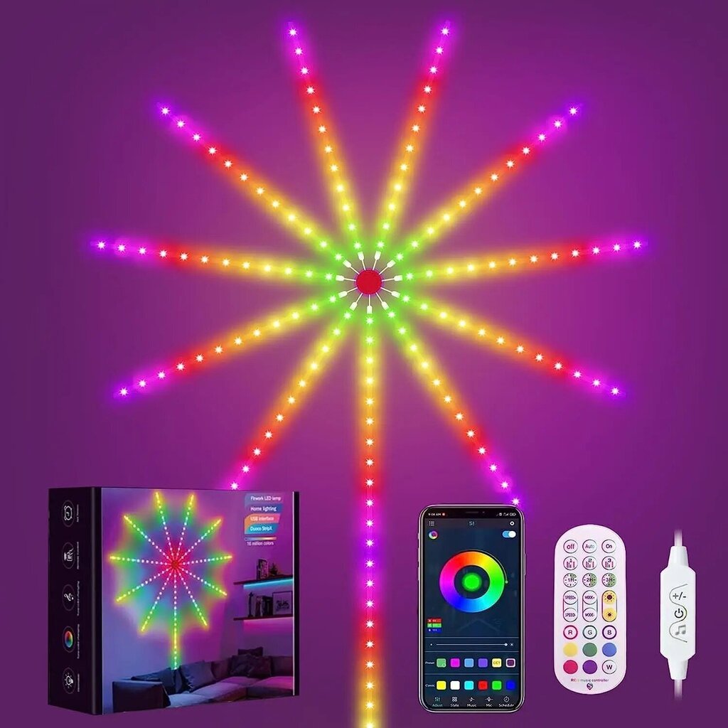 Bluetooth LED-nauha ilotulitusefektillä LIVMAN SKS-JZ-02 hinta ja tiedot | LED-valonauhat | hobbyhall.fi