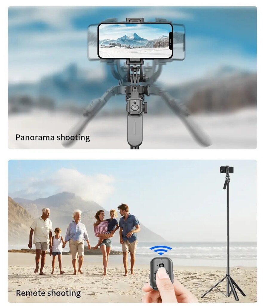 XXL bluetooth selfie-tikku jalustalla, 2 metriä LIVMAN C05 hinta ja tiedot | Selfie-tikut ja -telineet | hobbyhall.fi