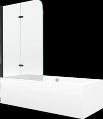 Mexen Cube amme viimeistelyllä ja lasiseinällä, 180x80 cm + 100 cm, valkoinen+II/musta hinta ja tiedot | Kylpyammeet | hobbyhall.fi