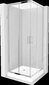 Mexen Rio suihkukaappi tarjottimella ja sifonilla, kromi, 80 x 80 cm hinta ja tiedot | Suihkukaapit ja suihkunurkat | hobbyhall.fi