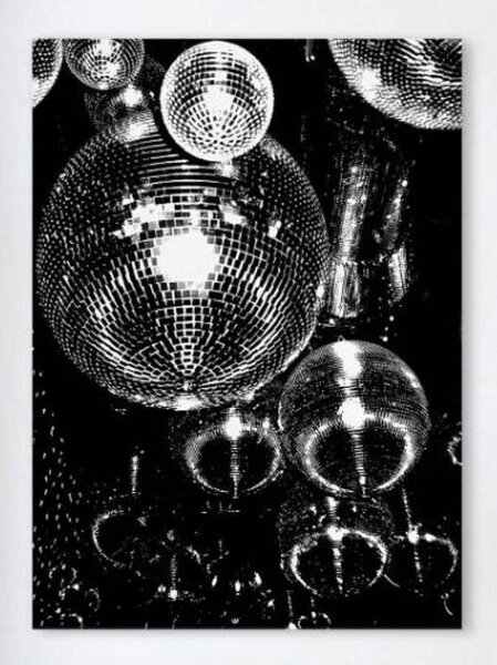 Seinäkoriste - kankaalle DISCO BALL, 50cmx70cm