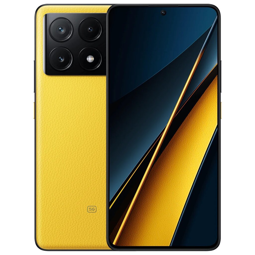 POCO X6 Pro 5G 12/512GB Yellow hinta ja tiedot | Matkapuhelimet | hobbyhall.fi