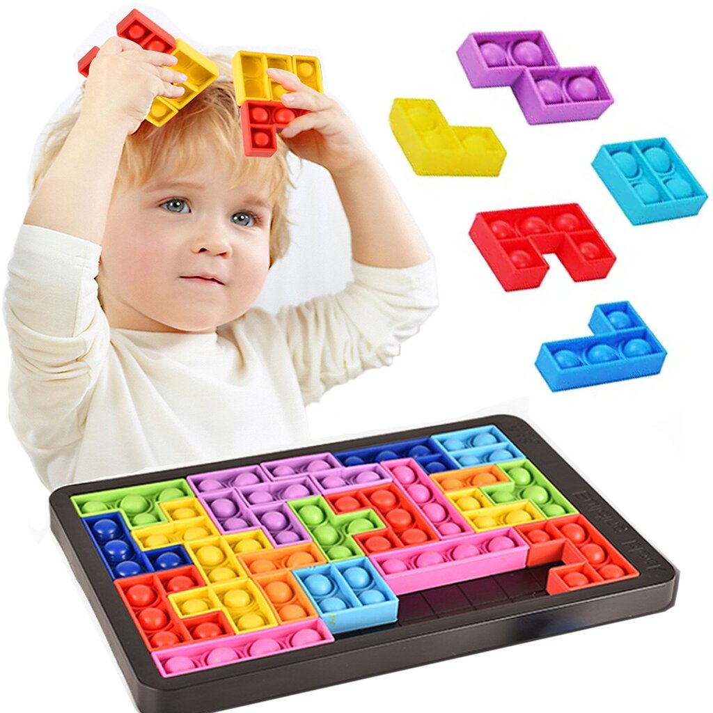 POP IT-lelu - Tetris, palapeli hinta ja tiedot | Lautapelit ja älypelit | hobbyhall.fi