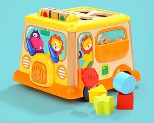 Interaktiivinen puinen lajittelija - bussi hinta ja tiedot | Kehittävät lelut | hobbyhall.fi