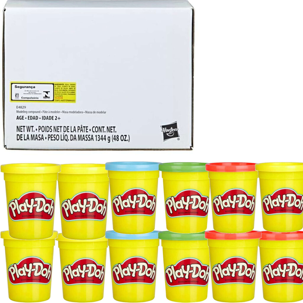 Play-Doh muovailuvaha 12 kpl hinta ja tiedot | Kehittävät lelut | hobbyhall.fi