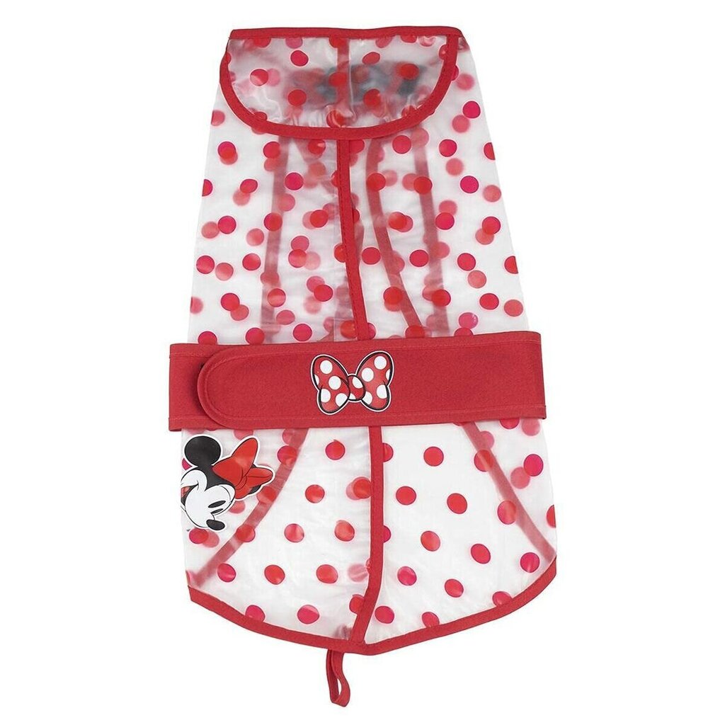 Sadetakki koirille Minnie Mouse, M, punainen hinta ja tiedot | Koiran vaatteet | hobbyhall.fi