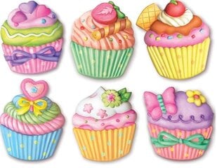 Luova sarja kipsimagneettien valmistamiseen "Cupcake" hinta ja tiedot | Color Day Lapset | hobbyhall.fi