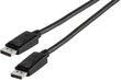Vivanco-kaapeli DisplayPort - DisplayPort 1m (45520), musta hinta ja tiedot | Kaapelit ja adapterit | hobbyhall.fi