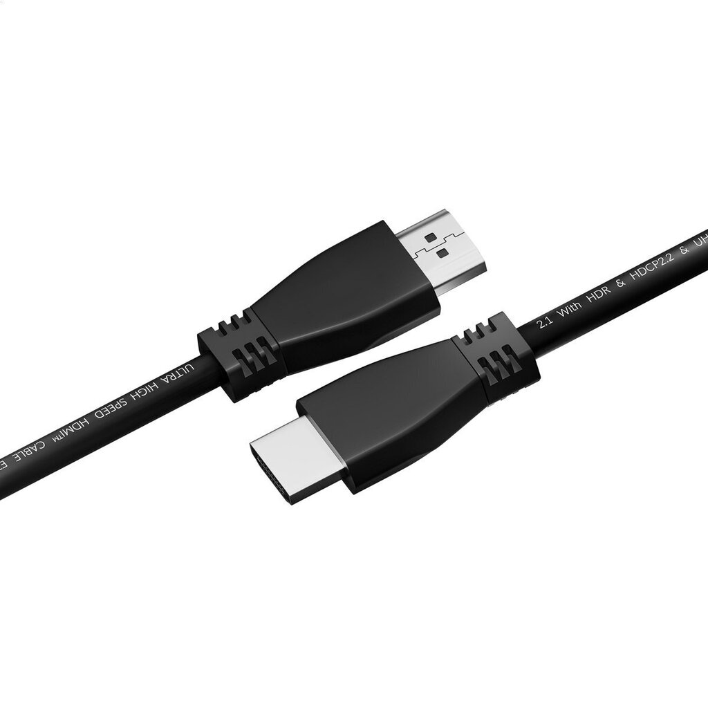 Omega-kaapeli HDMI 2.1 8K 1,5m, musta (45297) hinta ja tiedot | Kaapelit ja adapterit | hobbyhall.fi