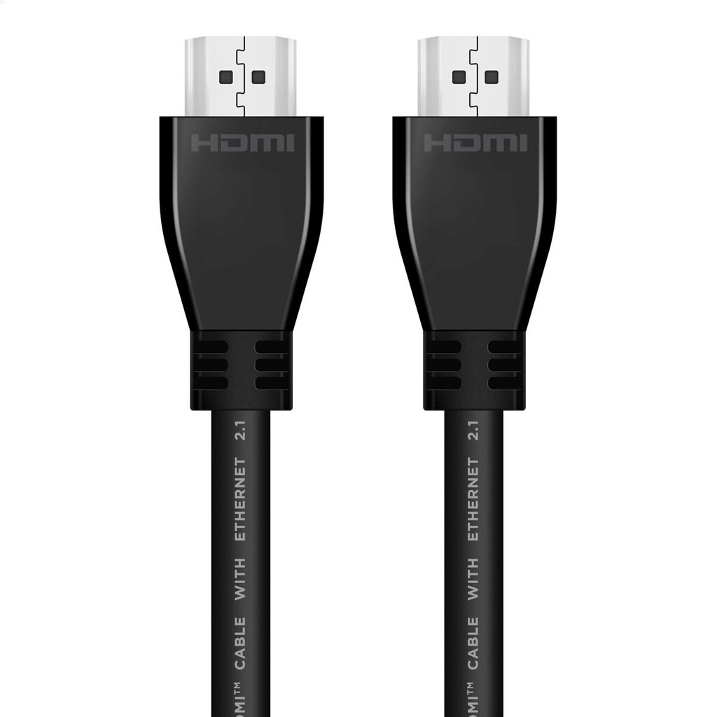 Omega-kaapeli HDMI 2.1 8K 1,5m, musta (45297) hinta ja tiedot | Kaapelit ja adapterit | hobbyhall.fi