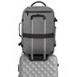 Manhattan, reppu kannettavalle tietokoneelle 17,3", harmaa 40L hinta ja tiedot | Tietokonelaukut | hobbyhall.fi