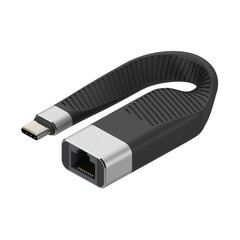 Techly USB-C M/F Gigabit Ethernet RJ45 hinta ja tiedot | Adapterit | hobbyhall.fi