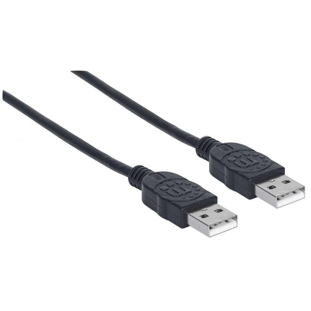 Manhattan USB 2.0 AM-AM 50cm hinta ja tiedot | Adapterit | hobbyhall.fi