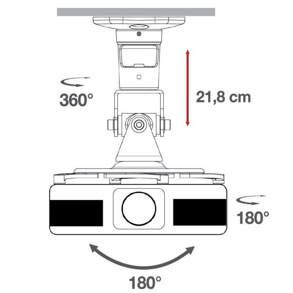 Kattoprojektoriteline Techly 22cm hinta ja tiedot | Projektorit | hobbyhall.fi