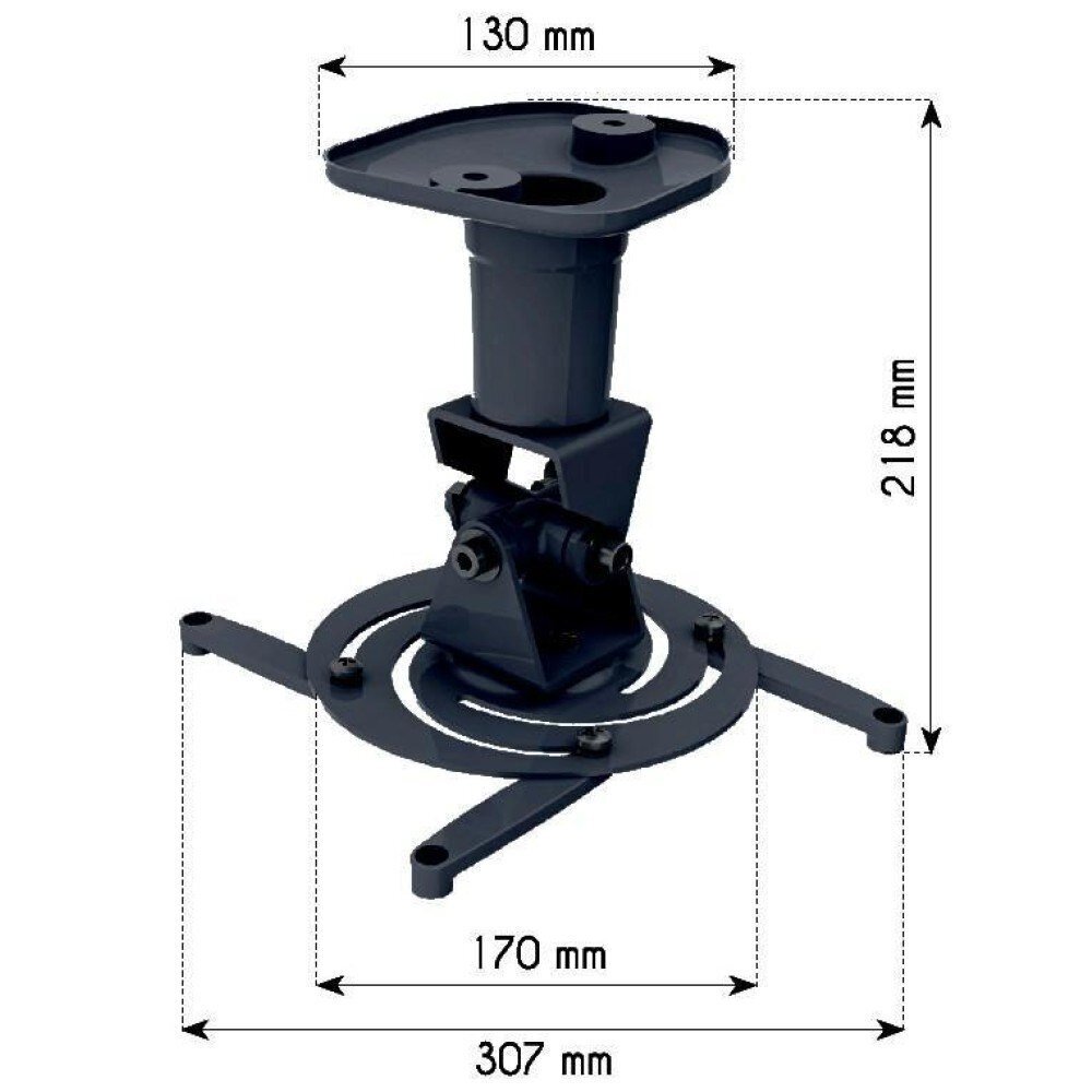 Kattoprojektoriteline Techly 22cm hinta ja tiedot | Projektorit | hobbyhall.fi