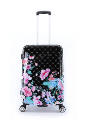 Keskikokoinen matkalaukku Elle Flower musta 68x45x27 hinta ja tiedot | Matkalaukut ja matkakassit | hobbyhall.fi