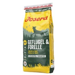 Josera Poultry&Trout aktiivisille aikuisille koirille siipikarja, 12,5 kg hinta ja tiedot | Koiran kuivaruoka | hobbyhall.fi