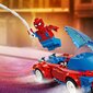 76279 LEGO® Marvel Spider-Manin kilpa-auto ja Venomin Vihreä Menninkäinen hinta ja tiedot | LEGOT ja rakennuslelut | hobbyhall.fi