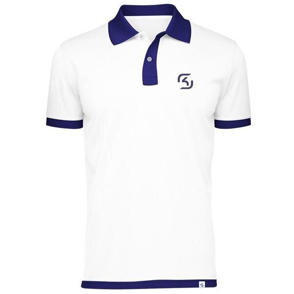 SK Gaming Polo, valkoinen M hinta ja tiedot | Pelien oheistuotteet | hobbyhall.fi