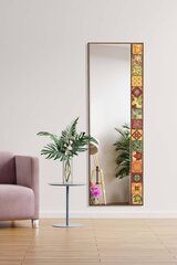 Koristeellinen peili, Asir, 50x152 cm, ruskea/oranssi hinta ja tiedot | Peilit | hobbyhall.fi
