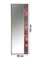 Koristeellinen peili, Asir, 50x152 cm, ruskea/vaaleanpunainen hinta ja tiedot | Peilit | hobbyhall.fi