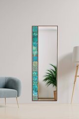 Koristeellinen peili, Asir, 50x152cm, ruskea/turkoosinsininen hinta ja tiedot | Peilit | hobbyhall.fi