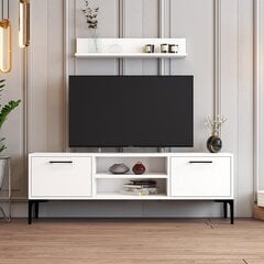 TV-yksikkö, Asir, 140x48x30 cm, valkoinen hinta ja tiedot | TV-tasot | hobbyhall.fi