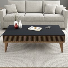 Kahvipöytä, Asir, 105x34,6x60 cm, ruskea/harmaa hinta ja tiedot | Sohvapöydät | hobbyhall.fi