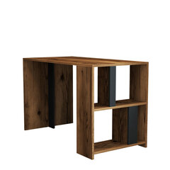 Työpöytä, Asir, 120x75,4x60 cm, ruskea/harmaa hinta ja tiedot | Tietokonepöydät ja työpöydät | hobbyhall.fi