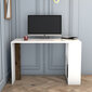 Työpöytä, Asir, 120x75,4x60 cm, valkoinen/ruskea hinta ja tiedot | Tietokonepöydät ja työpöydät | hobbyhall.fi
