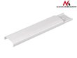 Cable cover strip Maclean MC-693 W 60x20x750mm Aluminum straight open and order hinta ja tiedot | Kaapelit ja adapterit | hobbyhall.fi