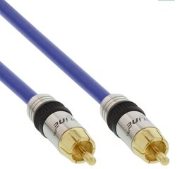 Audiokaapeli Intos InLine, pyöreä RCA (S/PDIF), 5 m hinta ja tiedot | Kaapelit ja adapterit | hobbyhall.fi