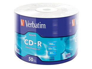 CD-R-levyt Verbatim 43787 hinta ja tiedot | Vinyylilevyt, CD-levyt, DVD-levyt | hobbyhall.fi