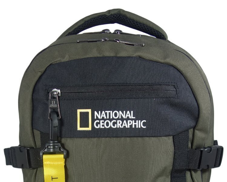 National Geographic Natural 15780 khaki kaksiosastoinen reppu hinta ja tiedot | Tietokonelaukut | hobbyhall.fi