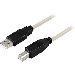 Deltaco USB-230, USB 2.0, 3m hinta ja tiedot | Kaapelit ja adapterit | hobbyhall.fi