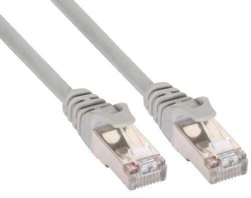 Kaapeli DELTACO F / UTP, Cat5e, 1 m, 100 MHz, harmaa / 1-STP hinta ja tiedot | Kaapelit ja adapterit | hobbyhall.fi